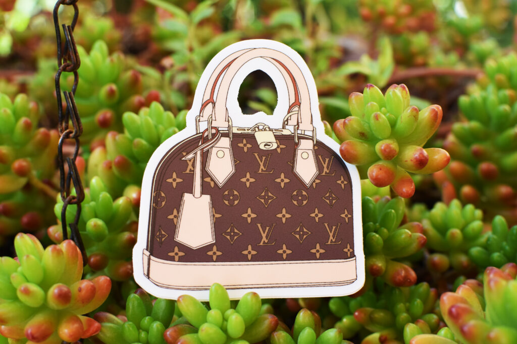Louis Vuitton Alma Sticker Animation Handbag